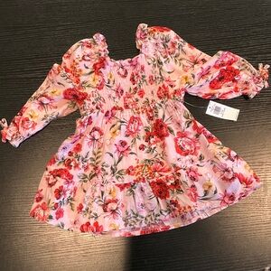 Old Navy Pink Floral Kids Dress